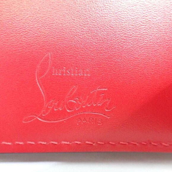 Christian Louboutin Studs Wallet Compact Bi-Fold Leather - Picture 13 of 14